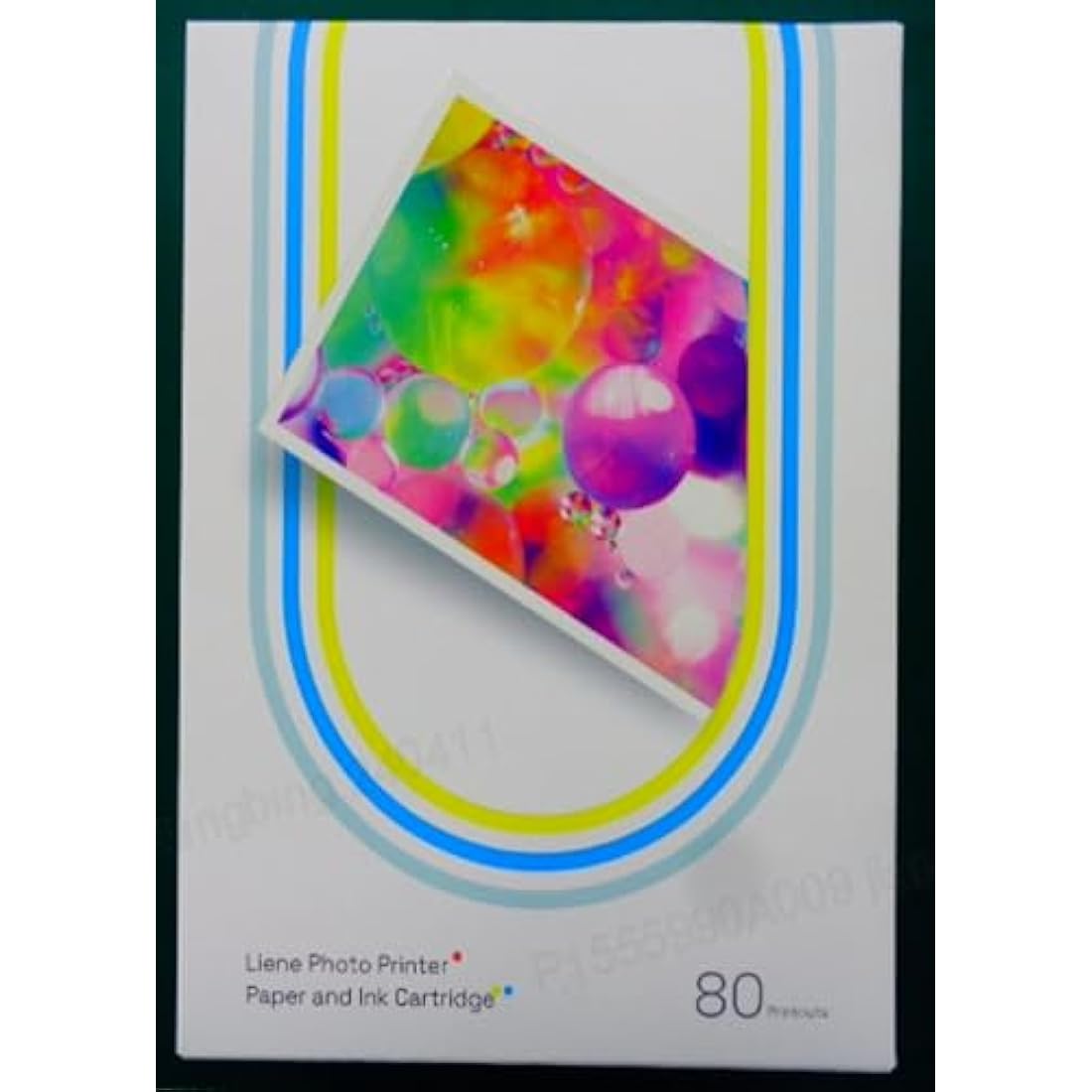 Liene Carta Fotografica 4x6 per Amber M100/M200 | 80 Fogli e 2 Cartucce