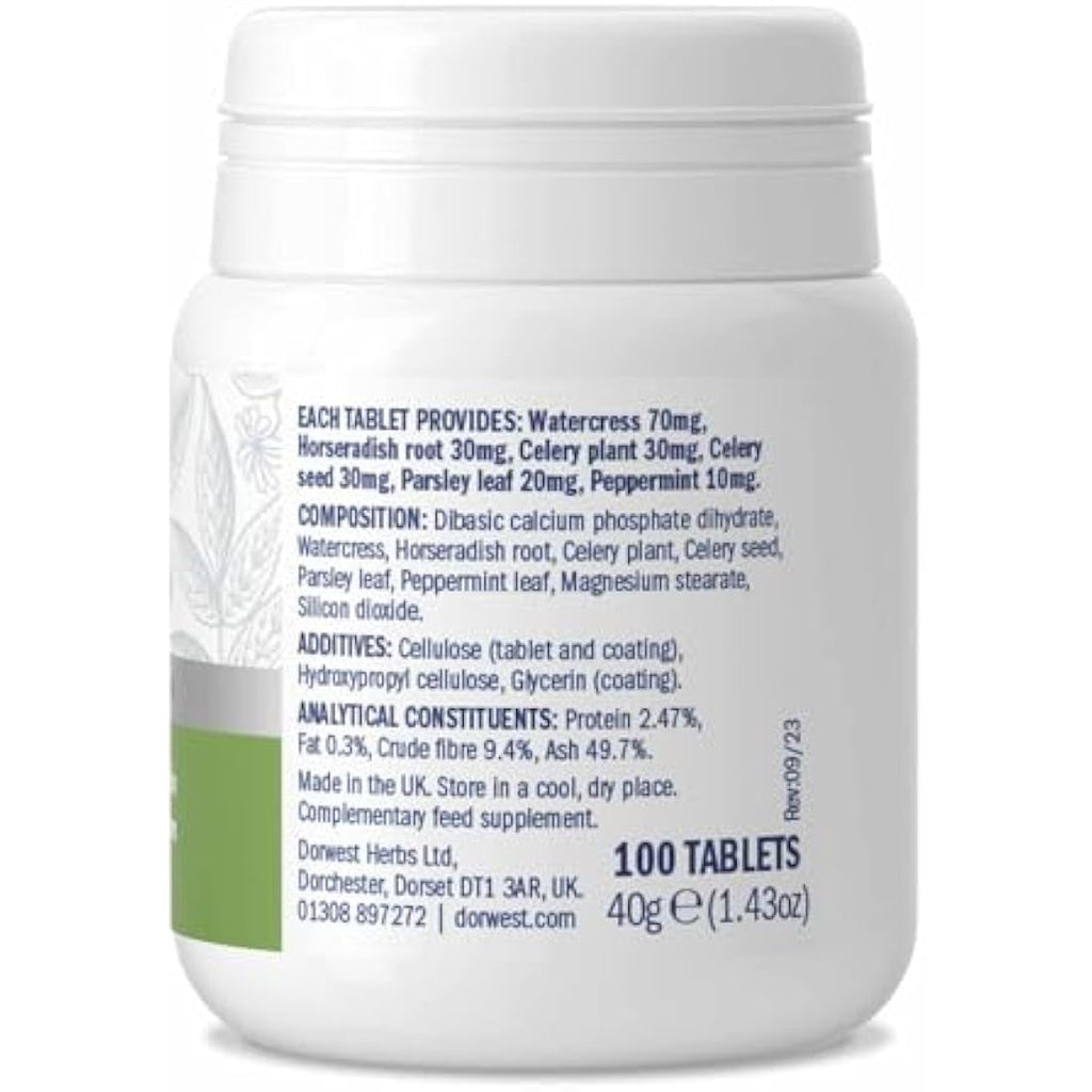 Dorwest Green Releaf Tablets | Natural Joint & Skin Support for Pets