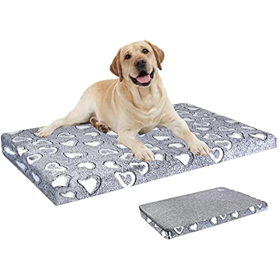 VANKEAN Reversible Dog Bed Mat – Waterproof Washable Crate Mattress