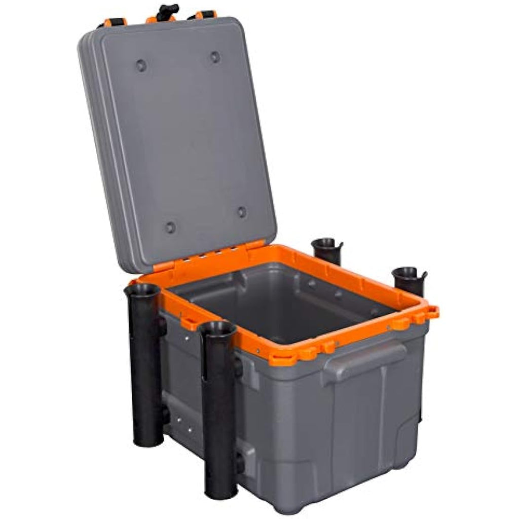 Wilderness Systems Kayak Fishing Crate with 4 Rod Holders | Tackle Storage