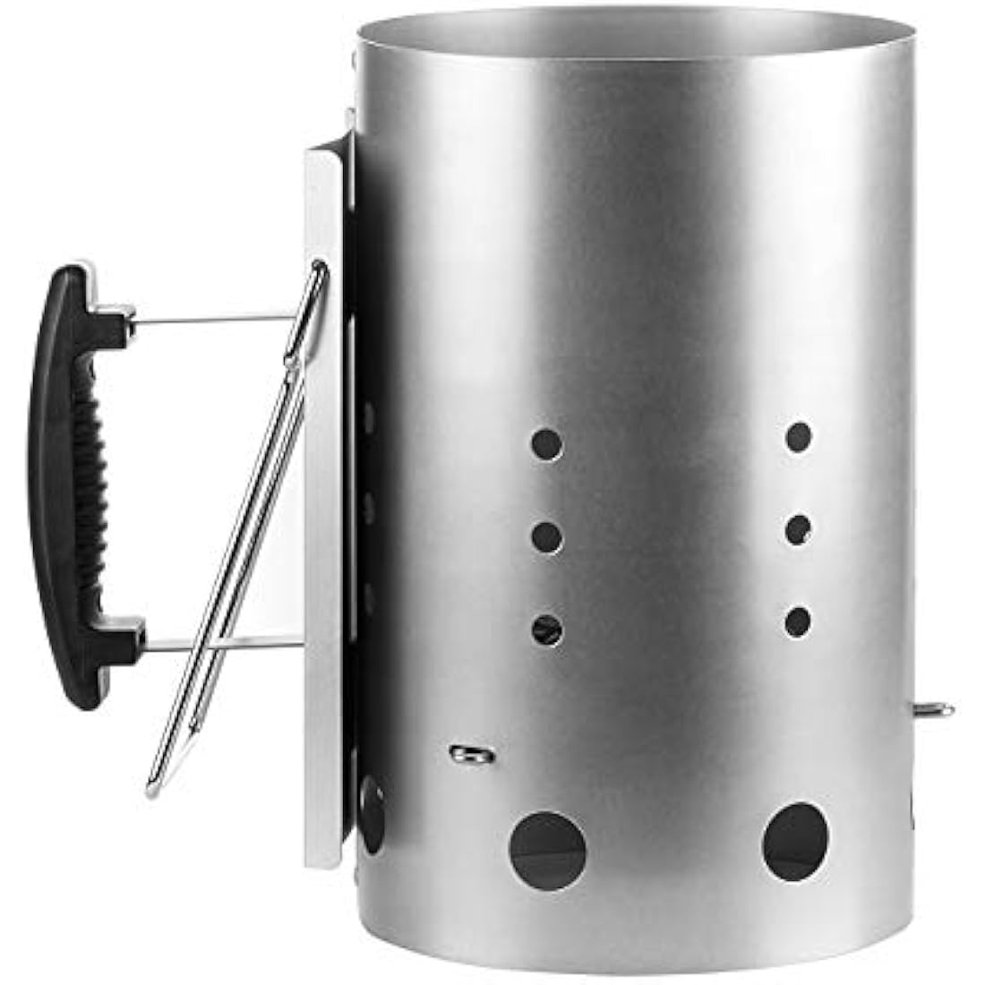 Charcoal Chimney Starter with Safety Handle for BBQ Grills