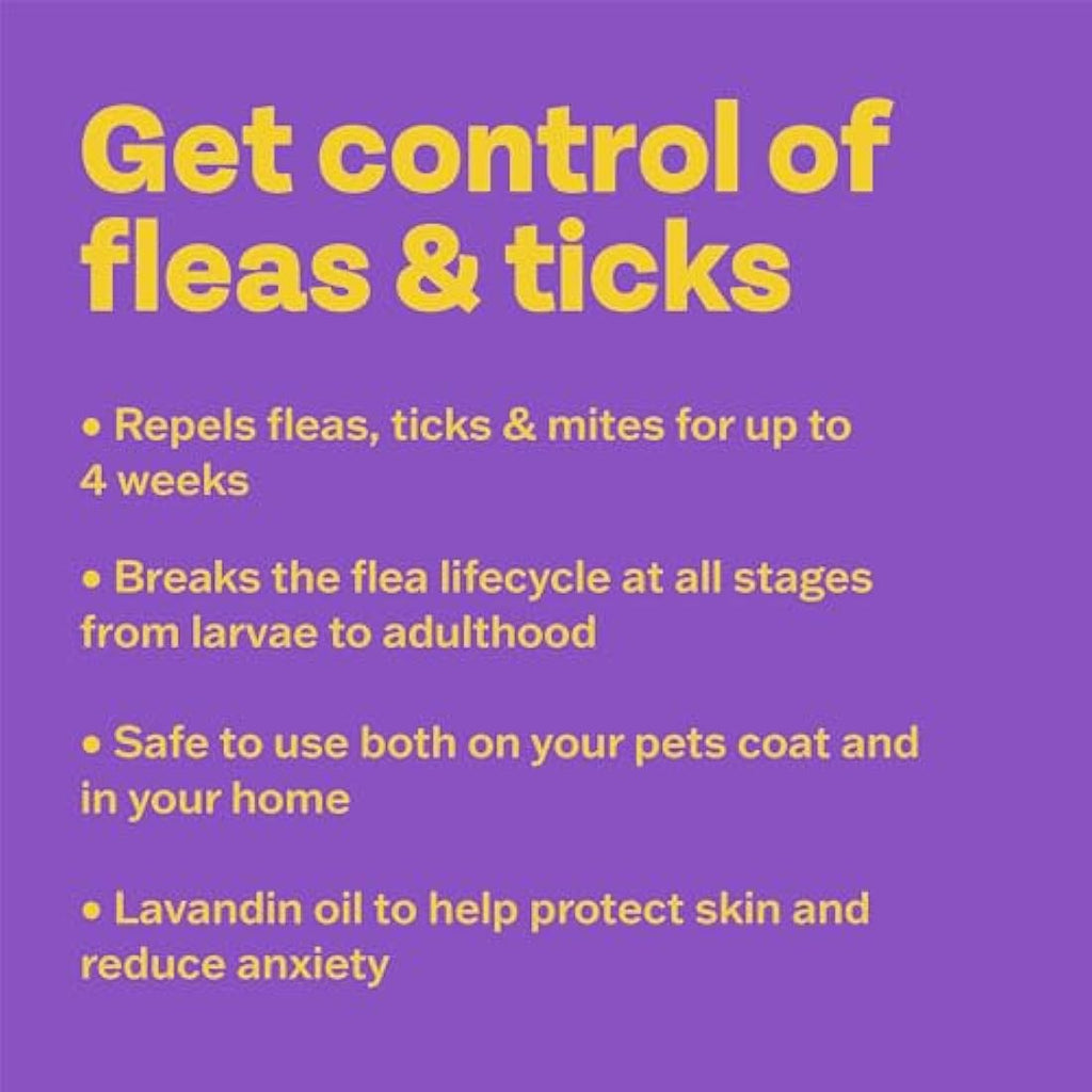 Bob Martin Clear Flea & Tick Repellent Spray for Pets and Home - 300ml