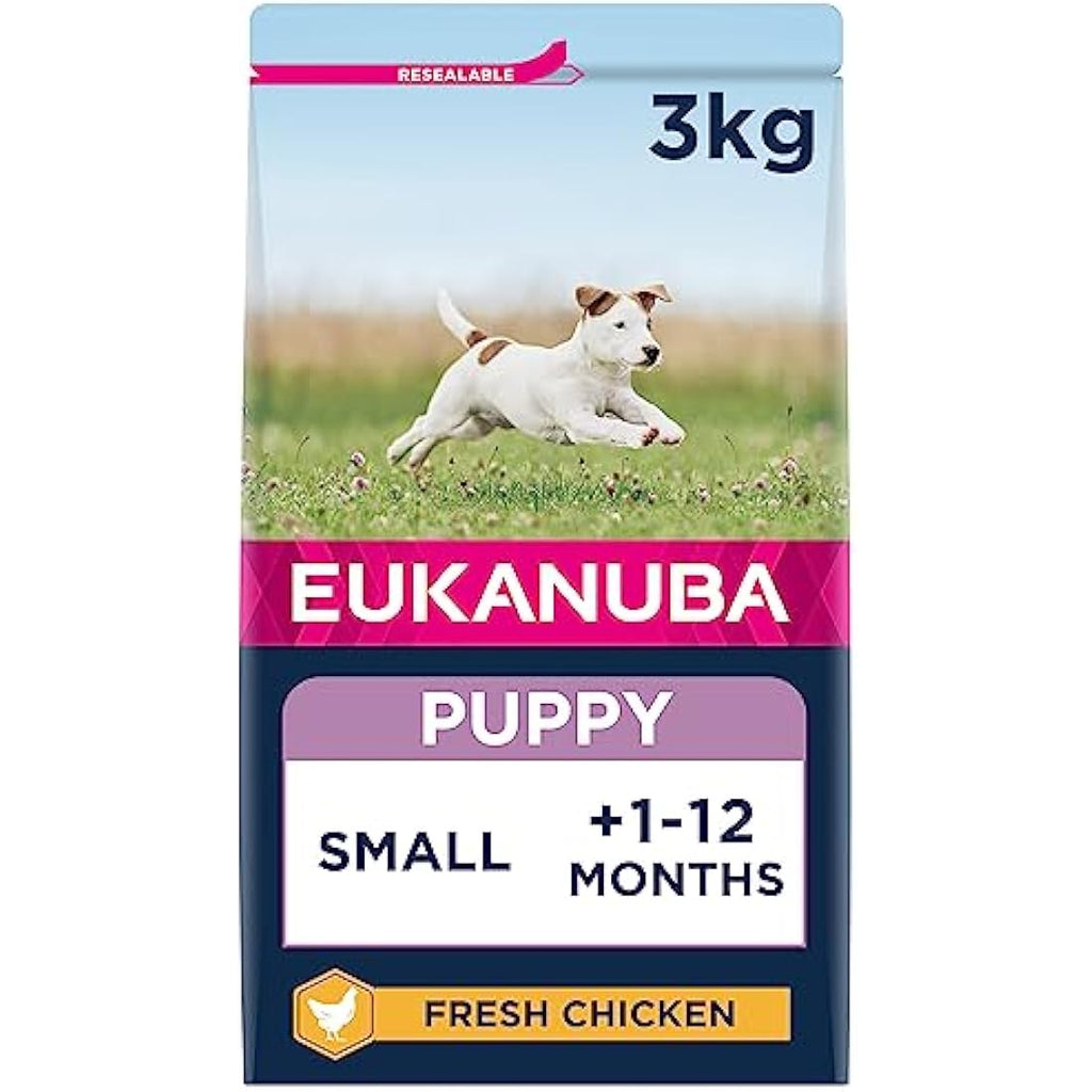 Eukanuba Puppy Small Breed Dry Dog Food - Fresh Chicken Recipe 3kg