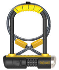 OnGuard Bulldog DT-8012C Bike Lock | 13mm Hardened Steel U-Lock Combo