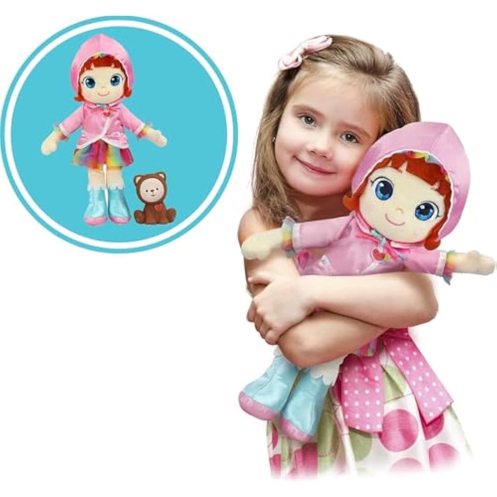 Rainbow Ruby My First Doll – Soft Fabric Plush with Choco Figure
