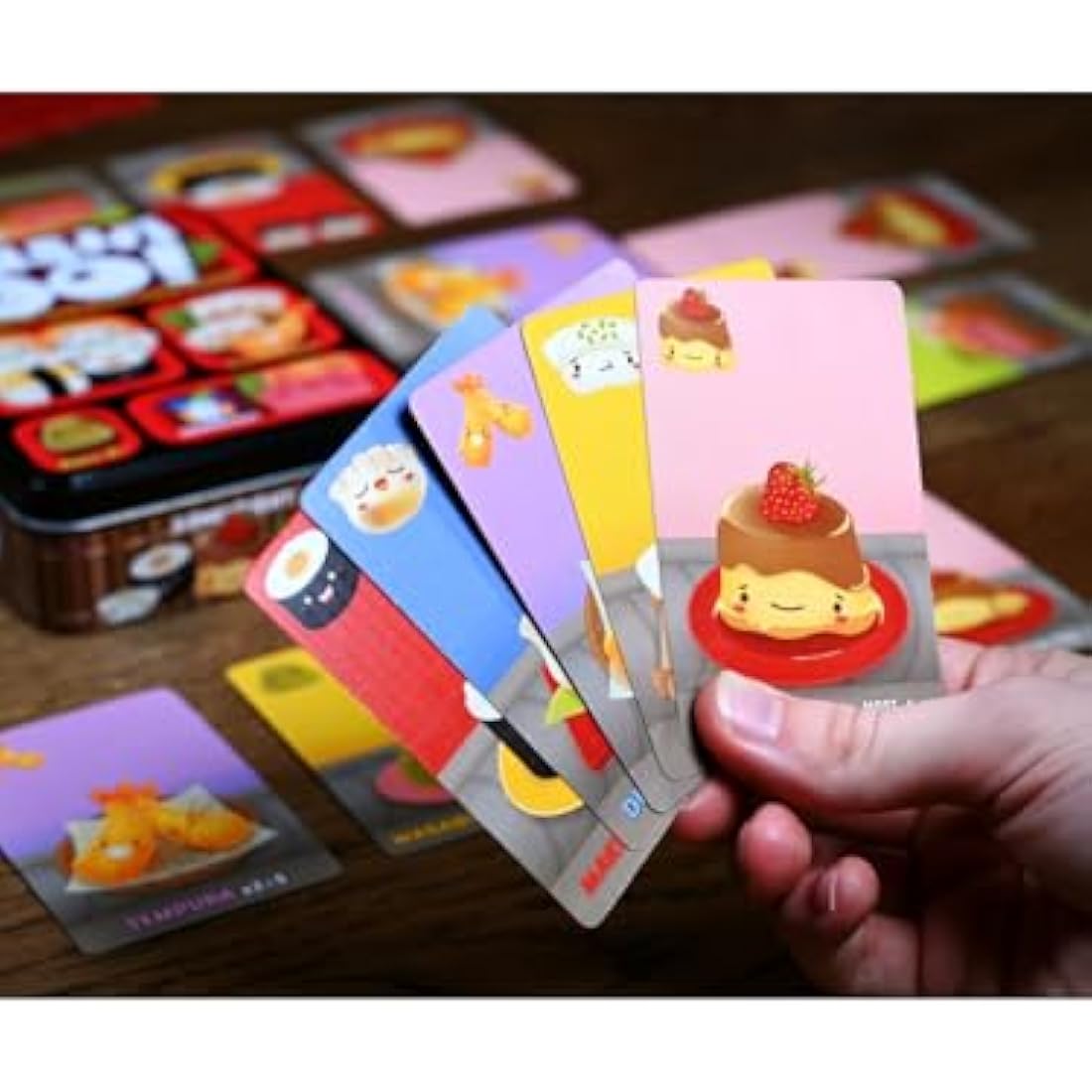 Sushi Go! Card Game by Gamewright – Fast-Paced Family Strategy Game