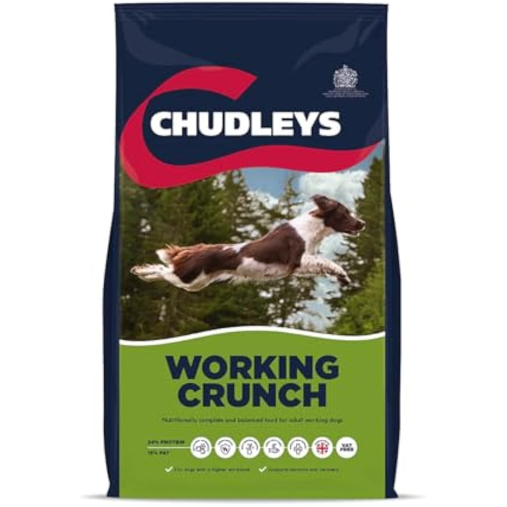 Chudleys Working Crunch Dry Dog Food with Joint Care - Poultry, 15kg