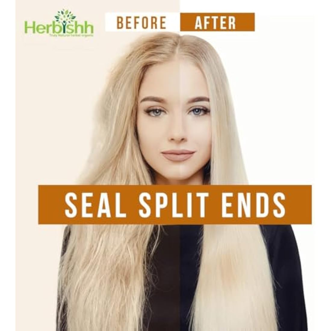 Herbishh Black Hair Color Shampoo 2-Pack with Argan Intense Hair Mask