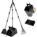 Dog Poop Scooper – Long Handle Swivel Bin, Rake & Spade Set