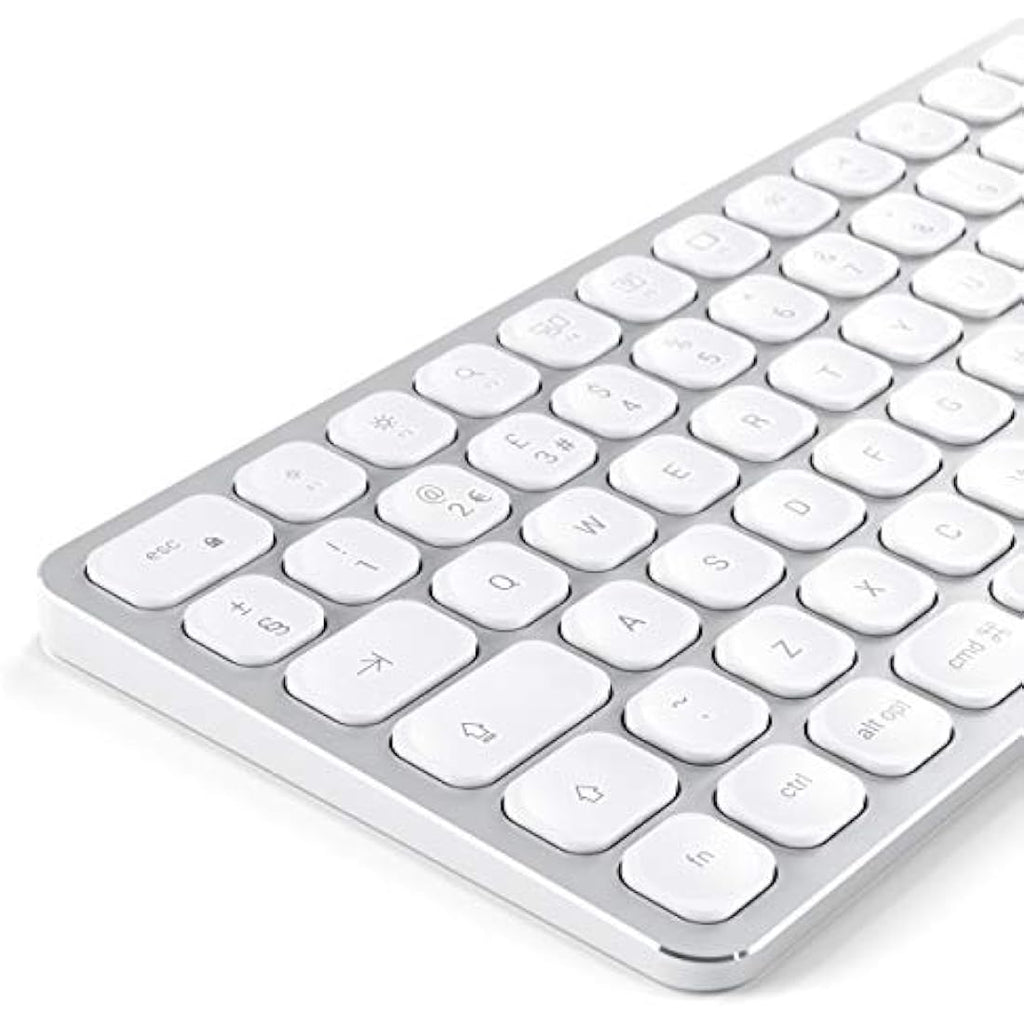 Satechi Aluminum Wired USB Keyboard with Numeric Keypad – Silver