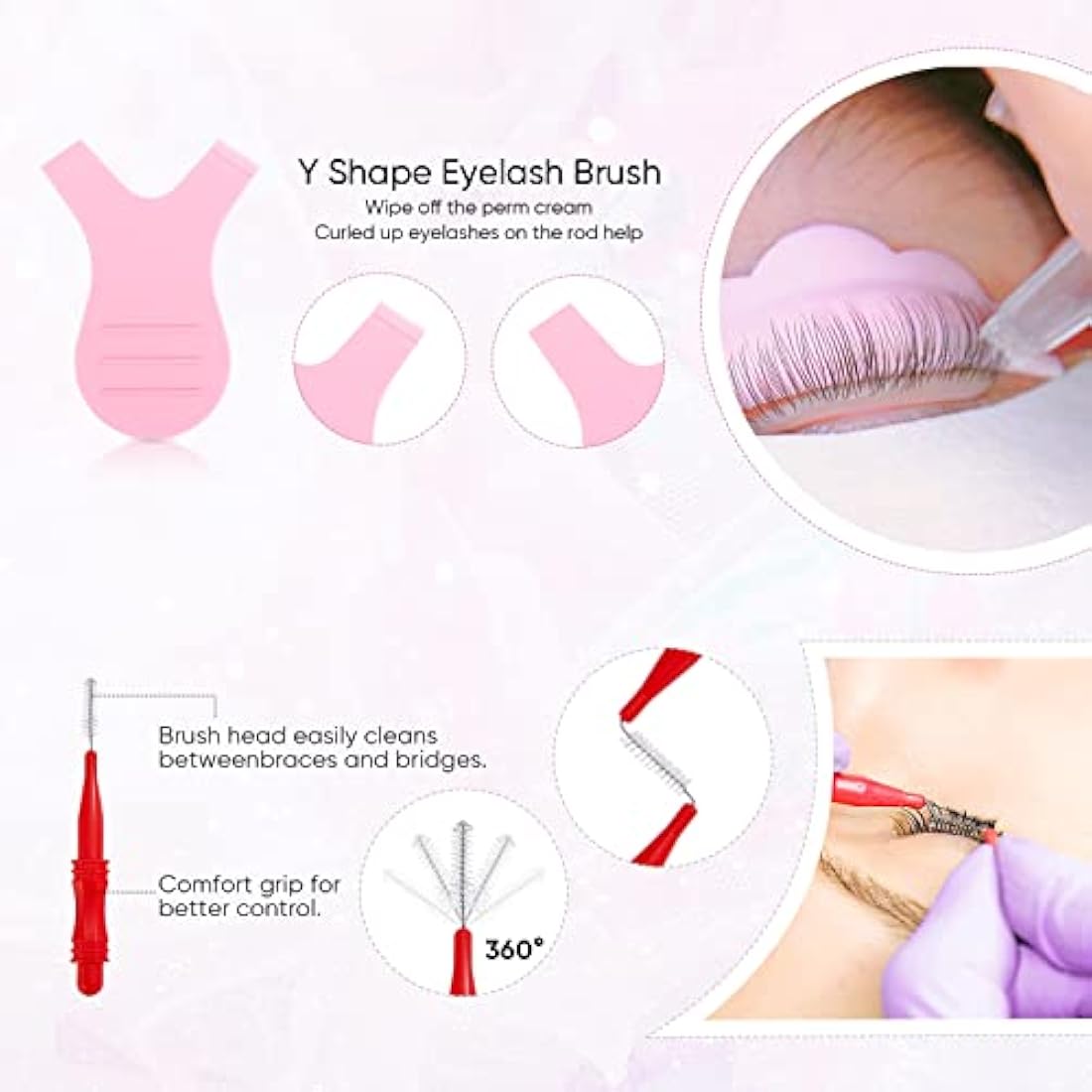 Eyelash Lift and Brow Lamination Kit – 40PCS Professional Set