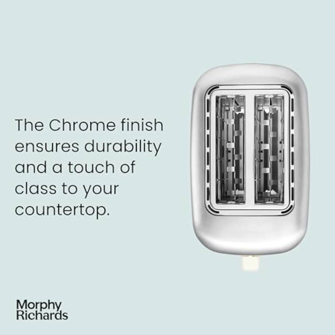 Morphy Richards Equip 2-Slice Toaster | Stainless Steel - Cream
