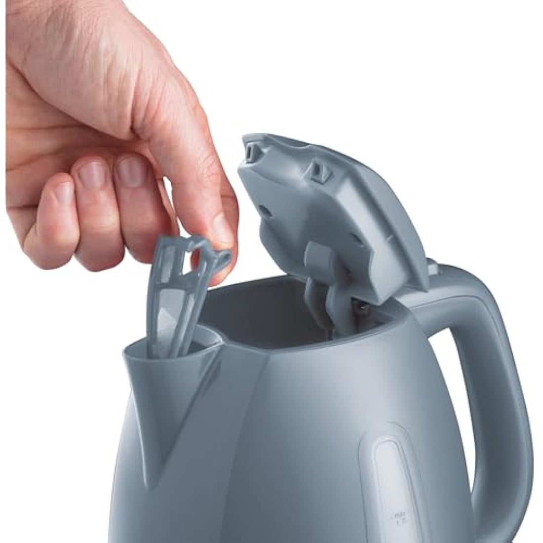 Russell Hobbs Textures Electric Kettle – 1.7L Fast Boil Cordless, Grey