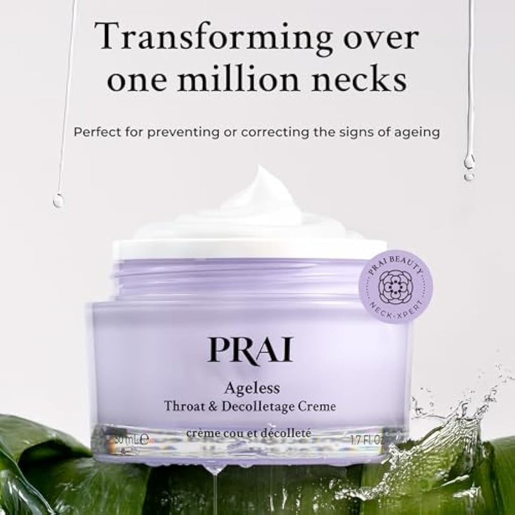 PRAI Ageless Throat & Decolletage Creme – Firming Neck Cream 200ml