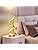 ELINKUME LED Desk Lamp – Dimmable Wave Touch Bedside Light in Retro Gold