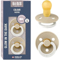 BIBS Colour Night Glow Pacifier – Natural Rubber Latex, Size 3, 2-Pack