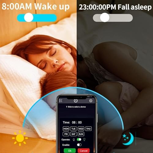 KSIPZE 30m RGB LED Strip Lights | Music Sync & App Control Decor
