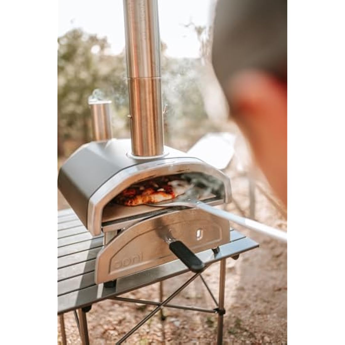Ooni 7-Inch Pizza Turning Peel | Lightweight Anodised Aluminium Turner