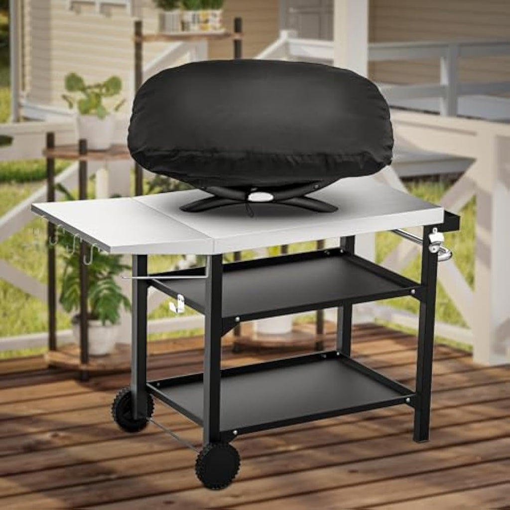 Onlyfire BBQ Gas Grill Cover for Weber Q100 Q120 Q1000 | Black