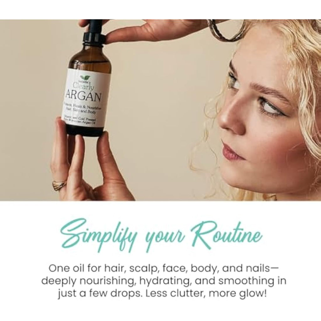 Isabella's Clearly Organic Moroccan Argan Oil | Pure Cold Pressed – 120ml