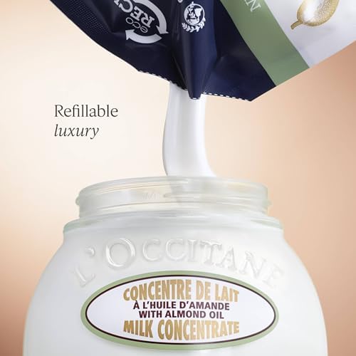 L'OCCITANE Almond Milk Concentrate – Vegan Body Moisturizer (200ml)
