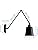 MantoLite Industrial Swing Arm Wall Sconce – Vintage Black Metal Light