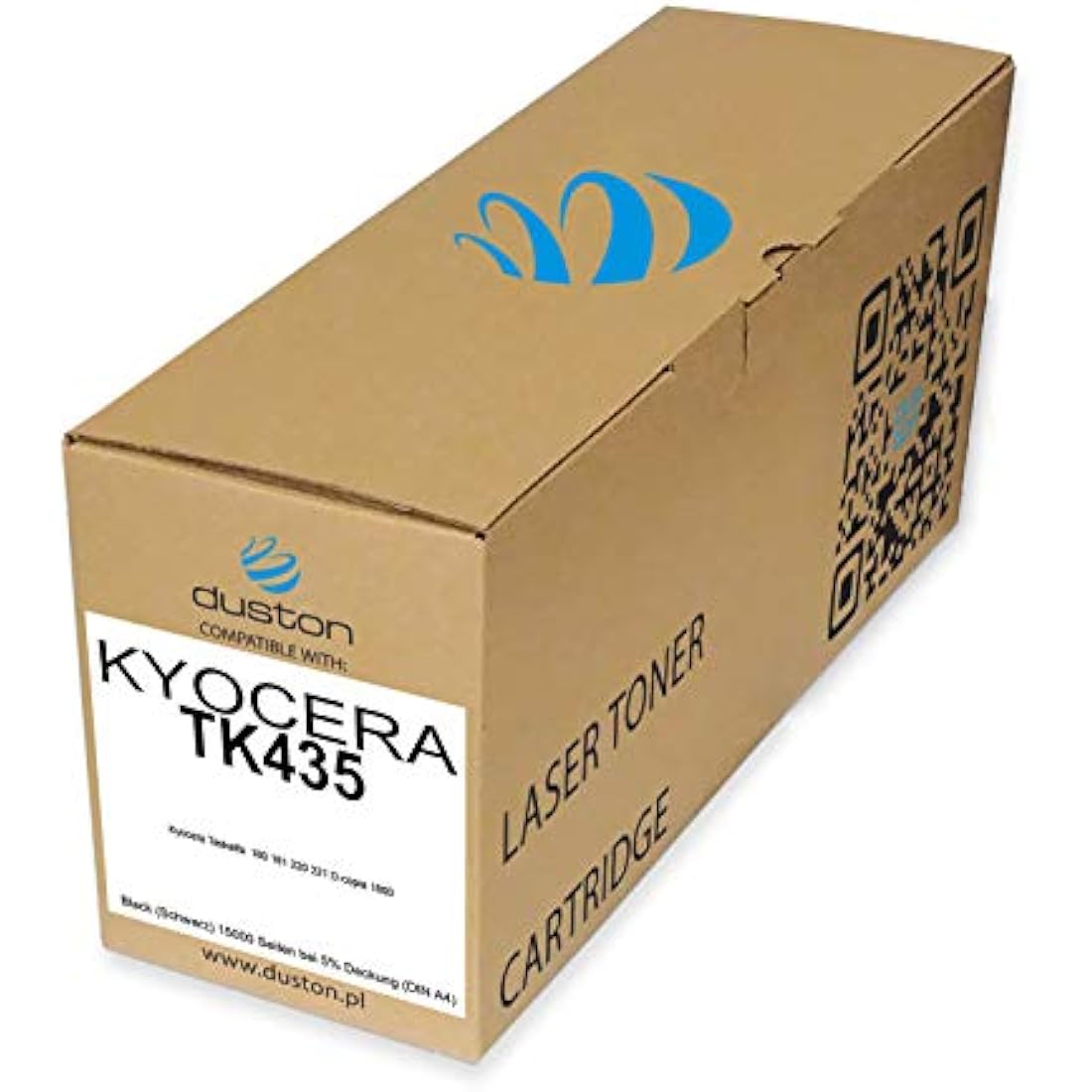 Duston TK-435 Black Toner Cartridge for Kyocera Taskalfa 180 181 220 221