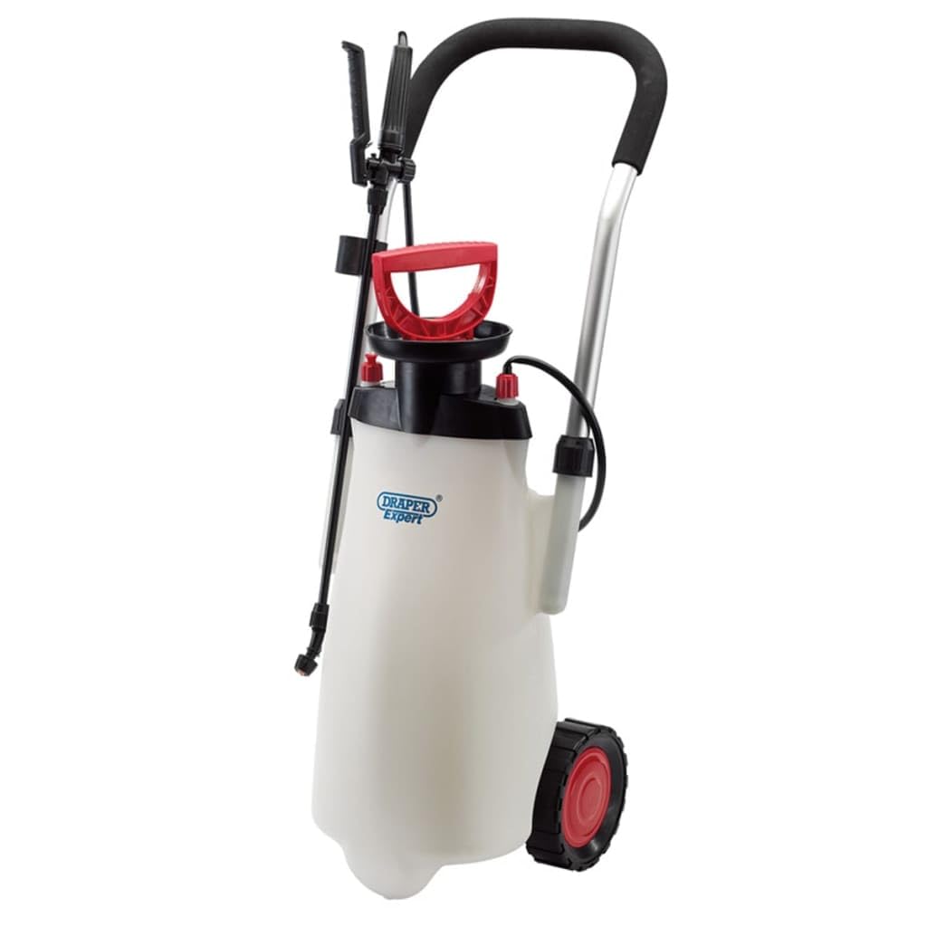 Draper 15L Trolley Pressure Sprayer – Portable EPDM Garden Pump