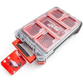 Milwaukee PACKOUT Compact Organiser Case – Durable Red Tool Storage
