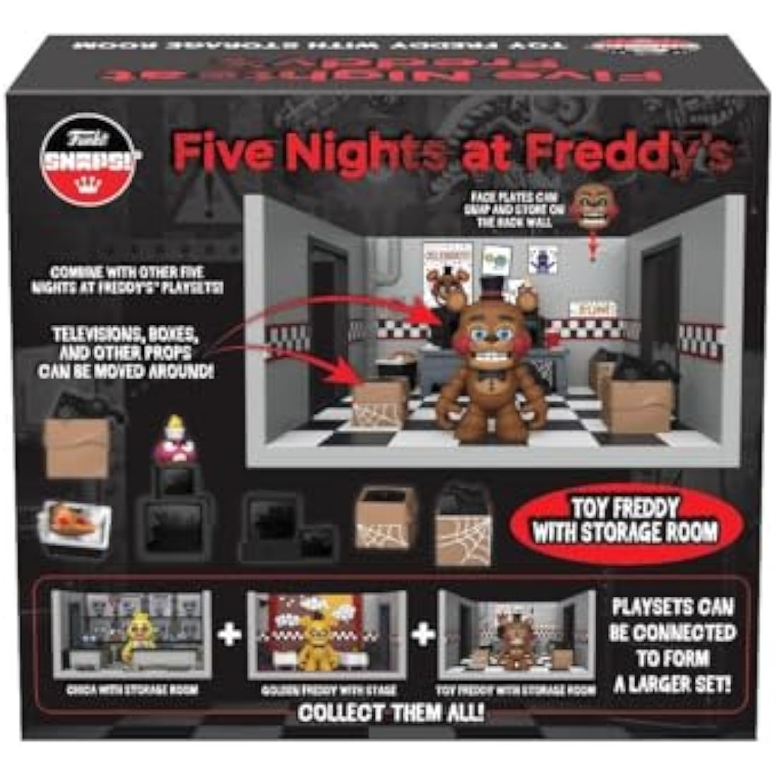 Funko Five Nights At Freddy's Snap: Security Room Playset Vinyl Figure