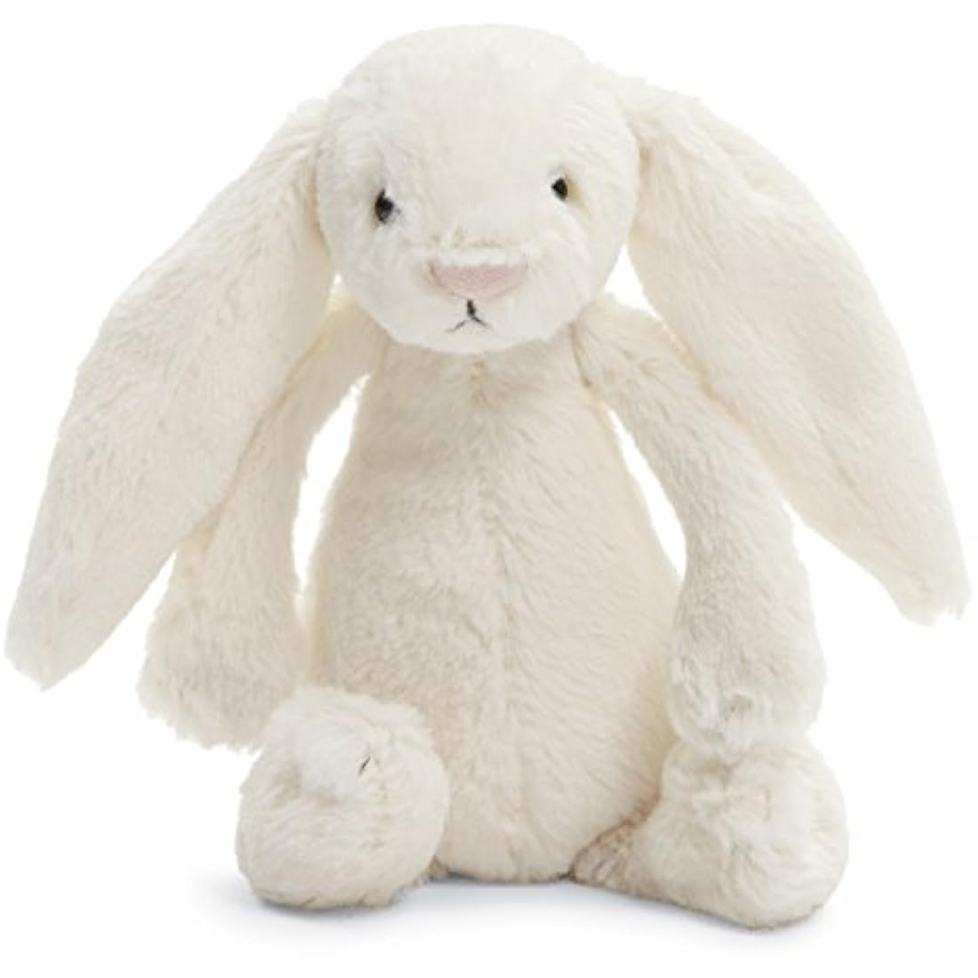 Jellycat Bashful Cream Bunny Stuffed Animal - Small 7-Inch Plush Toy