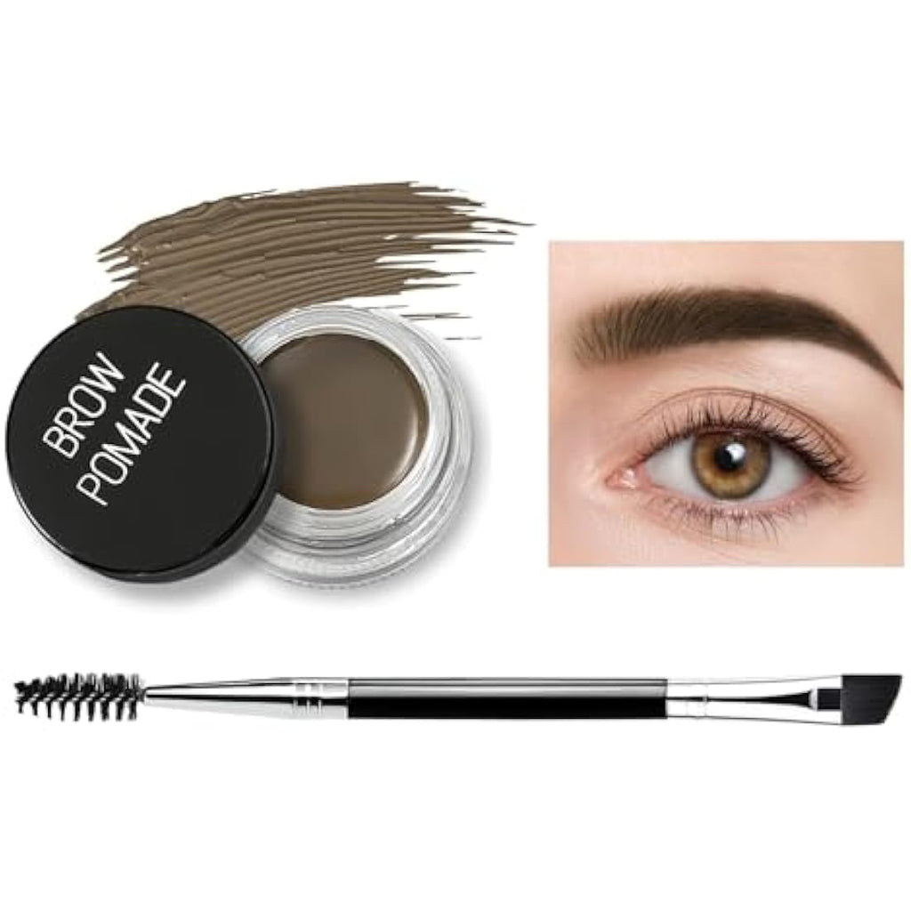 Anglicolor Brow Pomade - Longwear Vegan Eyebrow Gel in Soft Brown