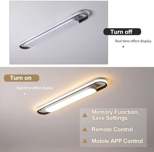 Jolof Store Modern Smart LED Ceiling Light | Dimmable 72cm Flush Mount