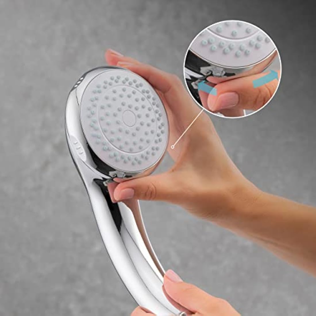 Mira Showers Logic Handheld Showerhead | 4 Spray Chrome - 2.1605.176