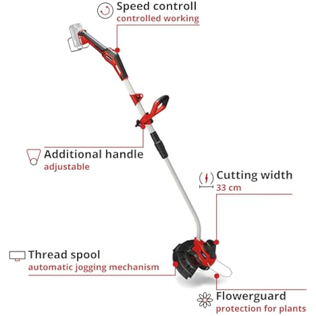 Einhell 18V Cordless Grass Strimmer – 33cm Auto Line Feed (Body Only)