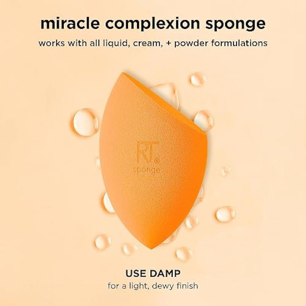 Real Techniques Miracle Complexion Sponges | Latex-Free - 6 Count