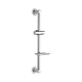 Ibergrif M20802-1 Shower Riser Rail | 57cm No-Drill Stainless Steel Kit