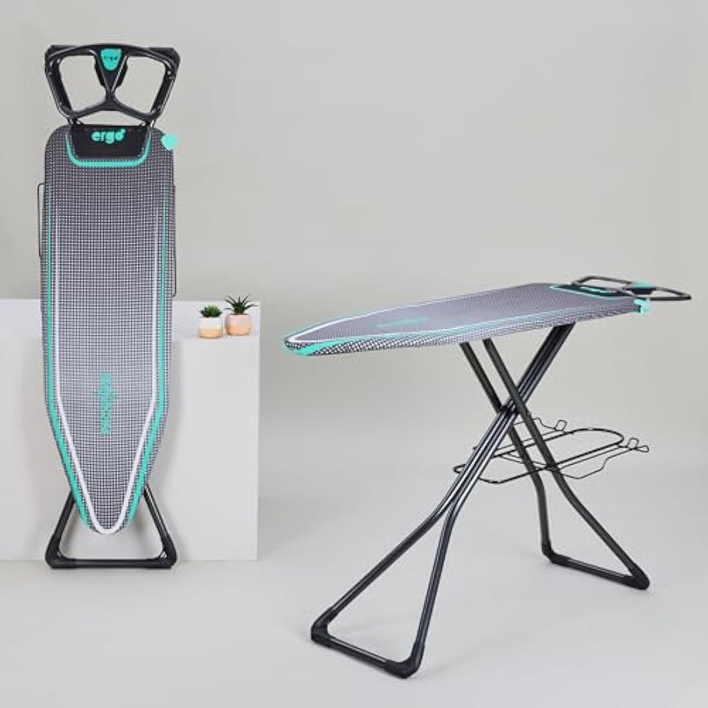 Minky Ergo Plus Ironing Board – 122 x 38cm Prozone Cotton Cover
