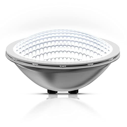 LyLmLe PAR56 LED Swimming Pool Light | 30W 12V IP68 Waterproof Cold White