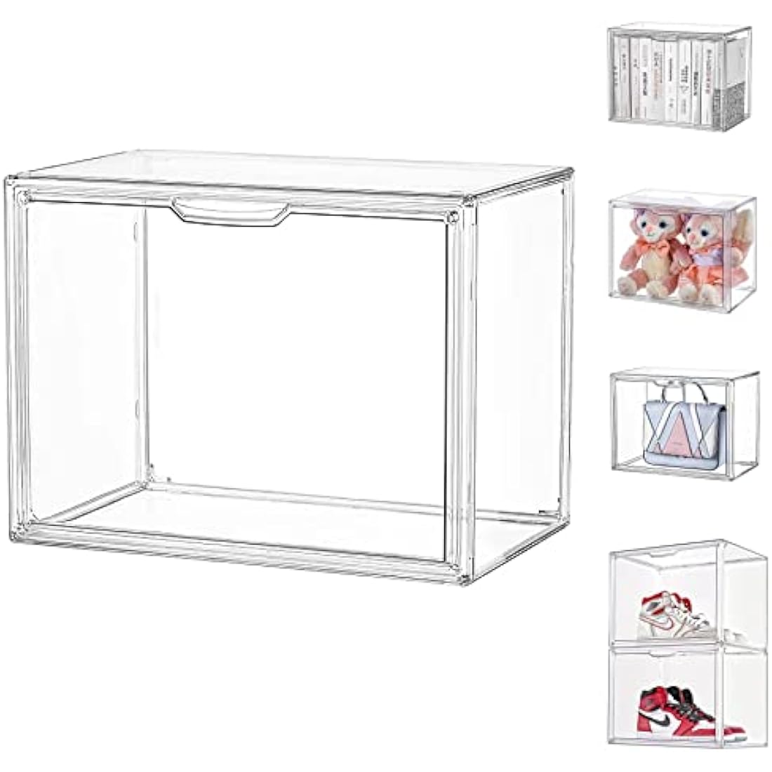 Siyecioa Stackable Acrylic Display Case for Funko Pop & Minifigures