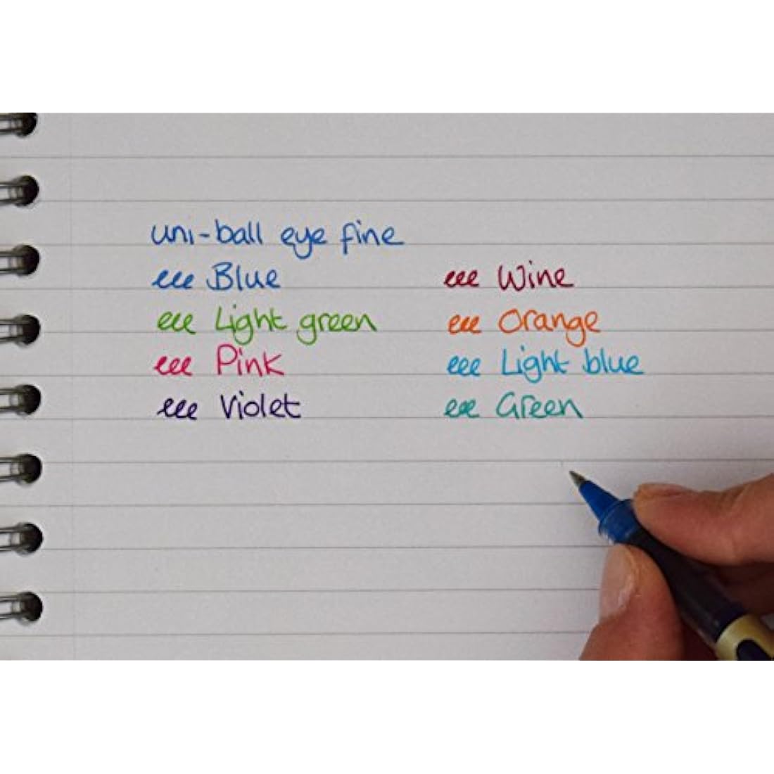 Uni-ball Eye UB-157 Rollerball Pens - Fine 0.7mm Blue Ink - 5 Pack