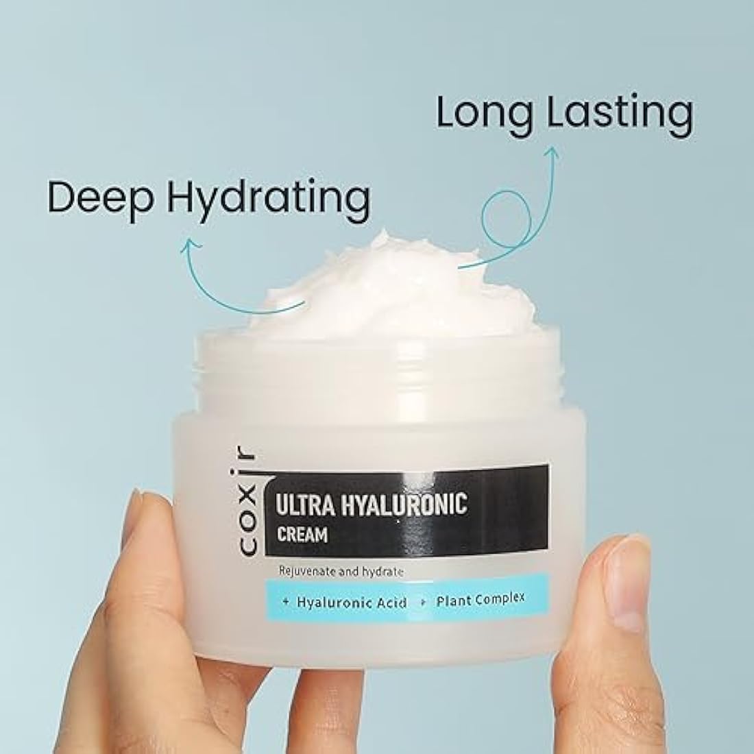 Coxir Ultra Hyaluronic Cream – Hydrating K-Beauty Face Moisturizer 50ml