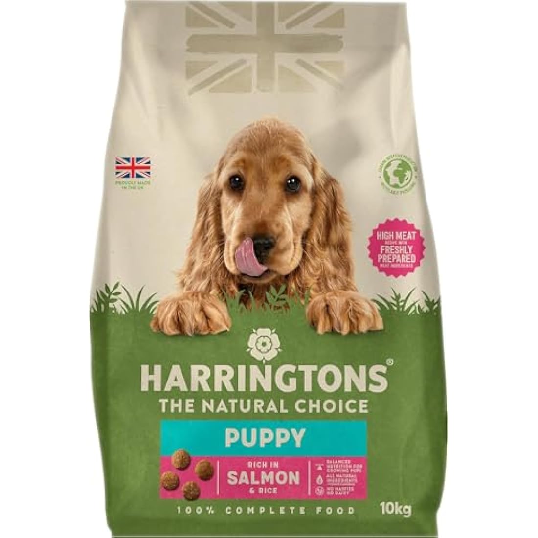 Harringtons Just 6 Grain Free Salmon Dog Food - 2kg (Pack of 4)