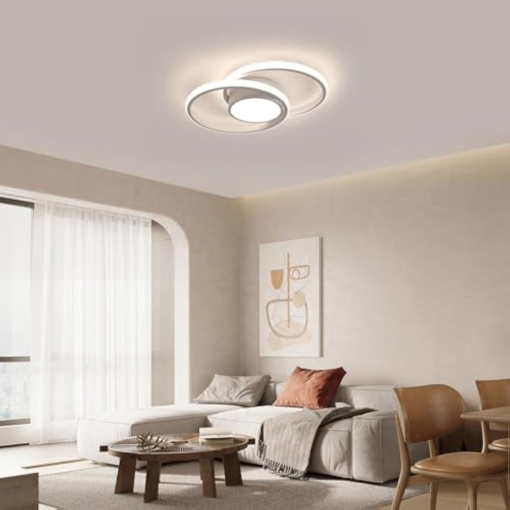 Jolof Store LED Ceiling Light – 42W Modern Round Flush Mount Lamp, 4500K