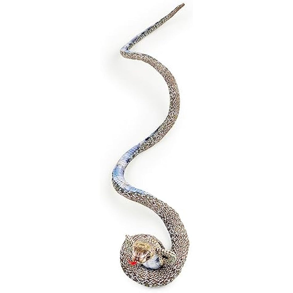 Zappi Co Cobra Stuffed Animal – 24cm Realistic Soft Plush Snake Toy