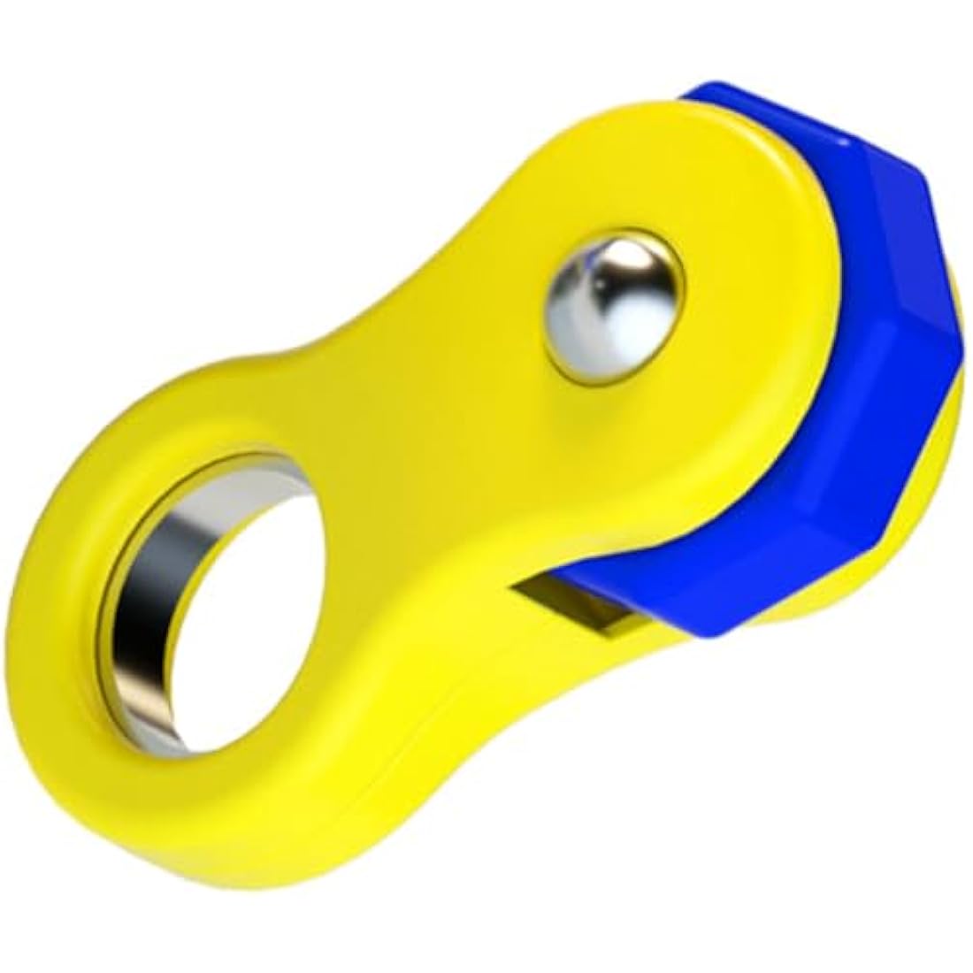 BASSION Fidget Roller Spinner – Sensory Anxiety Relief Toy for ADHD (Yellow)