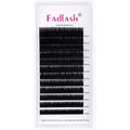 Fadlash Classic Eyelash Extensions | 0.10mm D Curl Matte Black Lashes