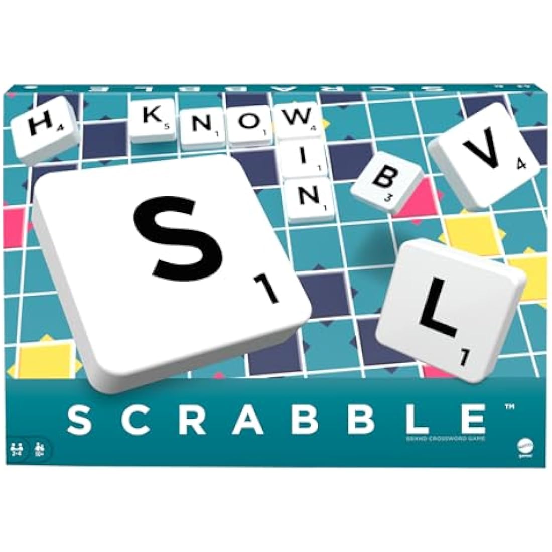 Mattel Games Scrabble Classic Crossword Board Game - English Version