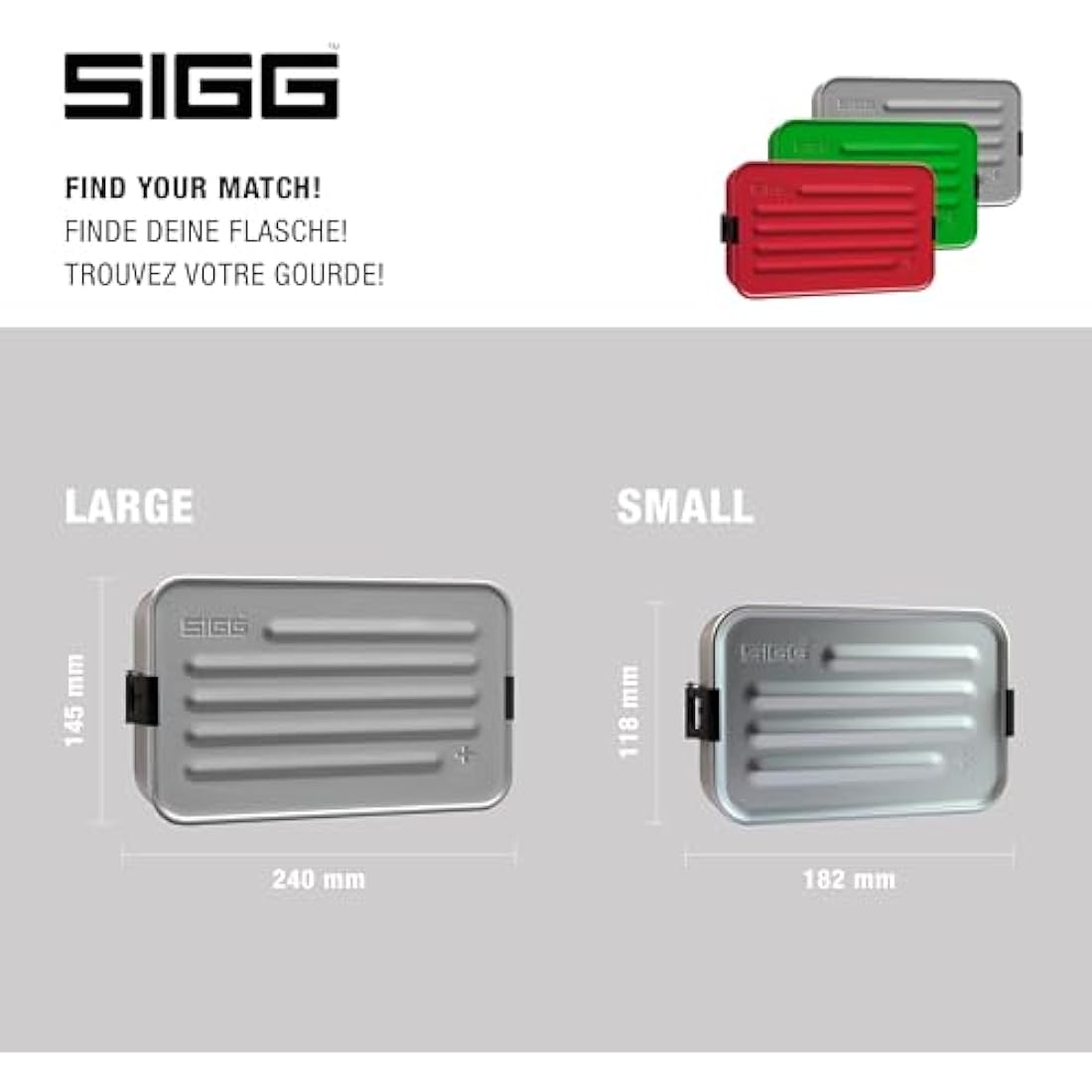 SIGG Aluminium Plus Lunch Box – Microwavable Leakproof Food Container