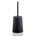 Modern Toilet Brush and Holder - Black Deep Cleaning Set